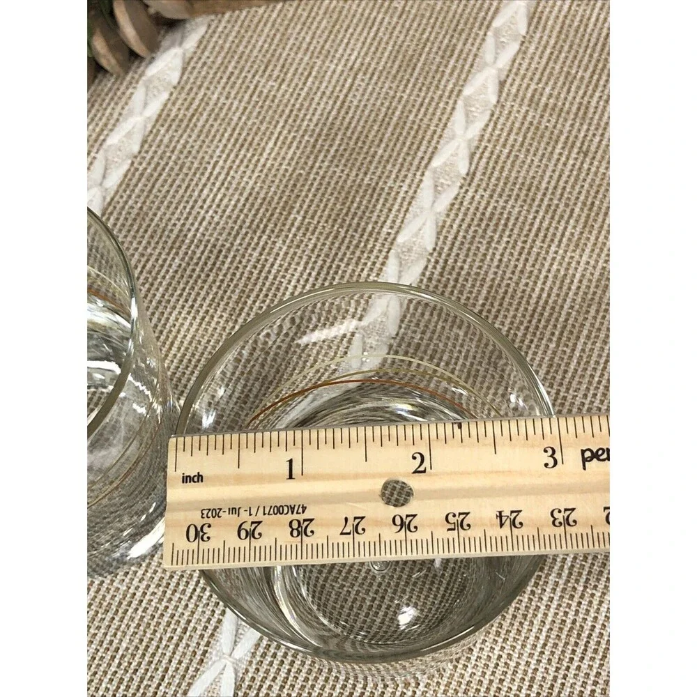 Baileys Original Irish Cream, Bubble Base Rocks Latte Ring Logo Glasses Set of 2